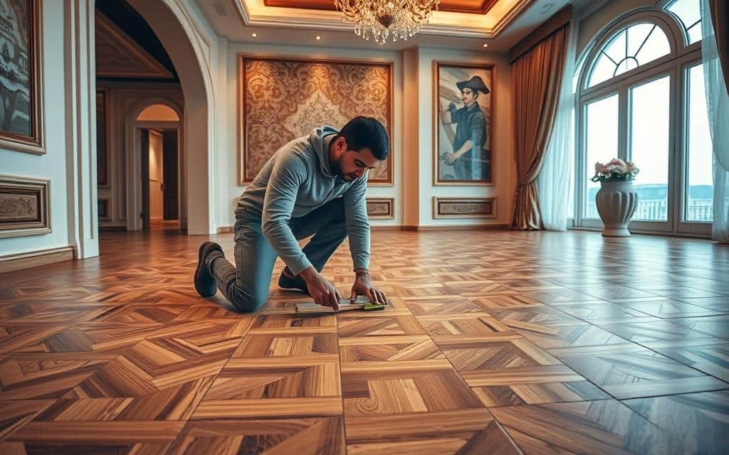 تركيب باركيه حي الصالحية بالرياض