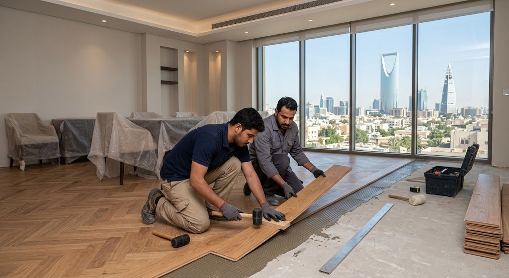 تركيب باركية حي النظيم بالرياض لتقديم أفضل خدمات تركيب الأرضيات الخشبية باحترافية